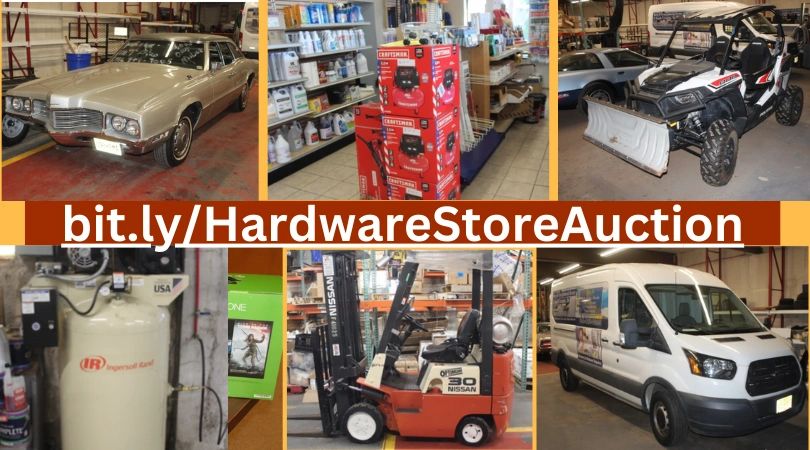 Sunday, November 10, 2024: Hardware Store Liquidation Auction