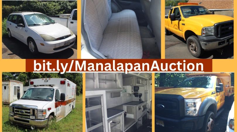 Saturday, October 19, 2024: Manalapan Township Municipal Auction
