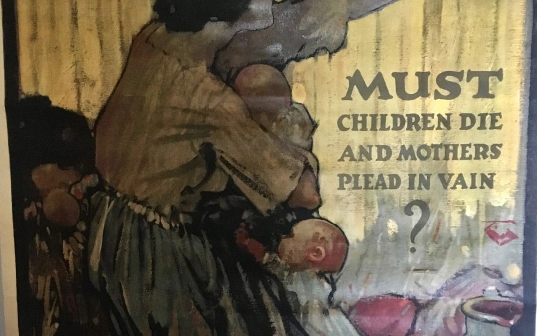 WWI Raleigh Lithograph Poster In Our 9/23/18 Lambertville Auction