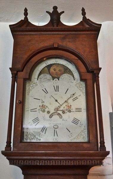George Rea 1796 Tall Case Clock: Lambertville, NJ Auction 9/23
