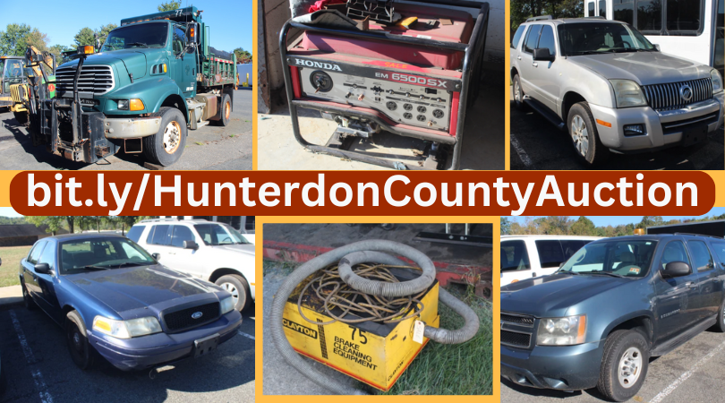 Saturday, October 11, 2025: Hunterdon County Municipal Auction
